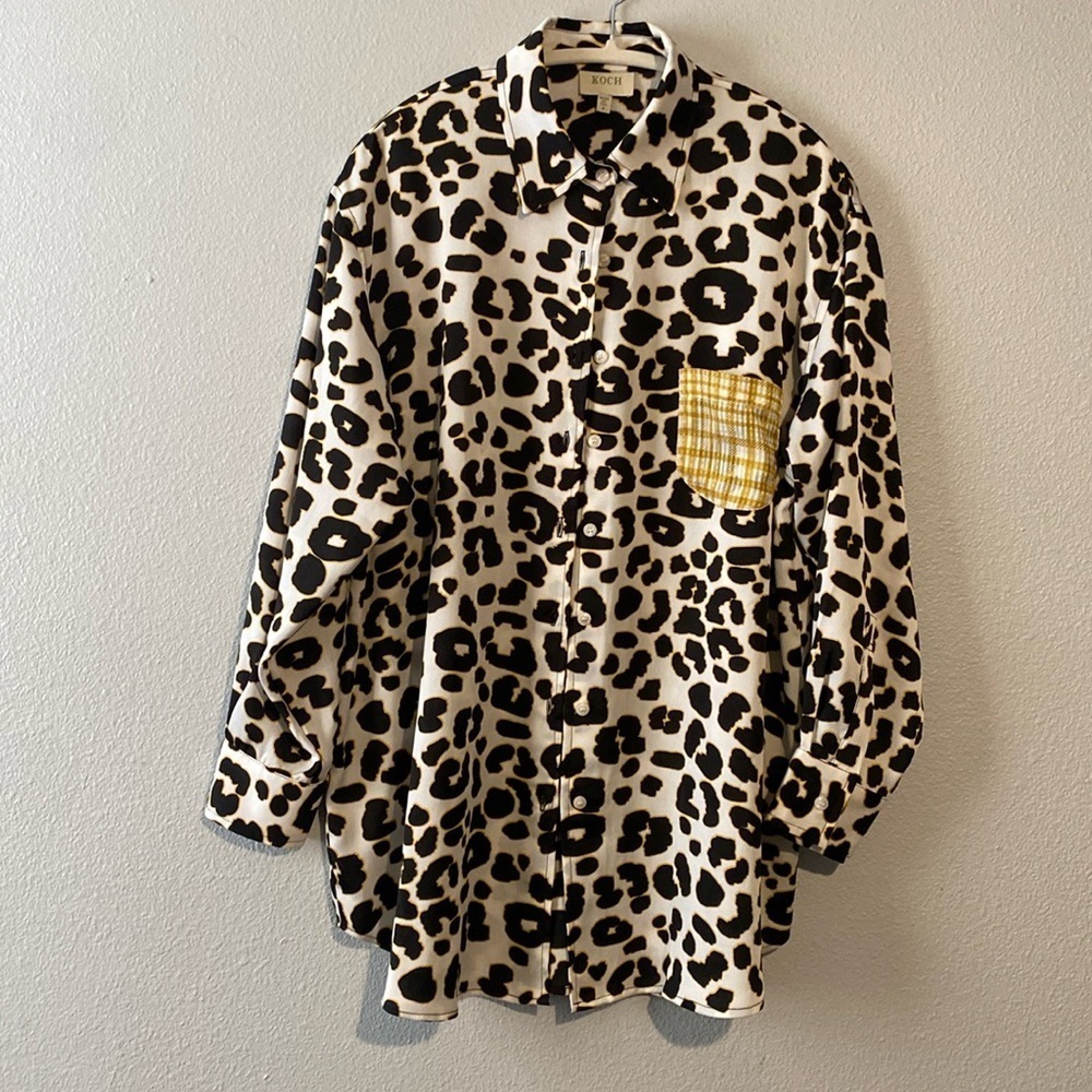 Animal print KOCH blouse